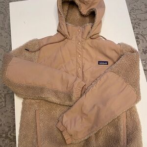 Patagonia Tan Utility Jacket Retro X Fleece Shelley Jacket Pullover